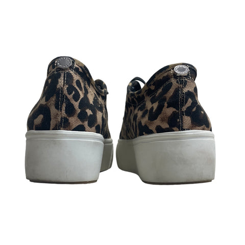 Zapatillas Steve Madden Animal Print Plataforma Marrón - Talla 8.5