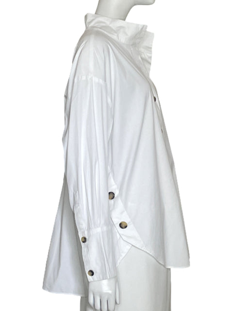 Camisa Limited Botones Blanco-Talla M