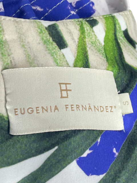 Vestido Eugenia Fernandez Vuelo Estampado Blanco-Talla S
