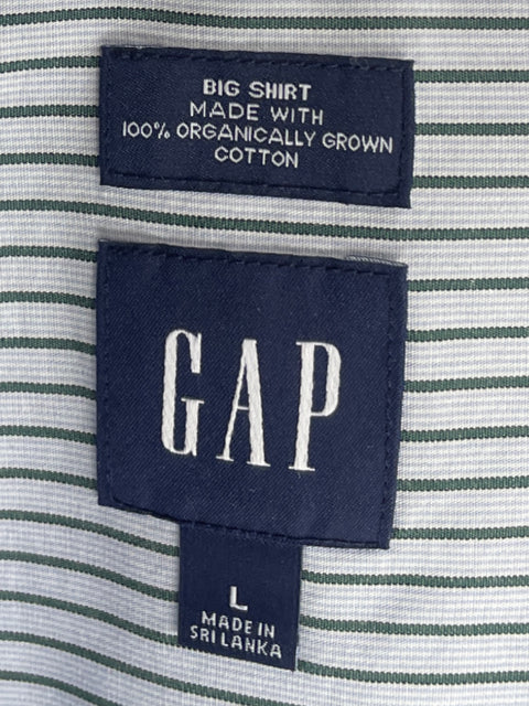 Camisa GAP Lineas Azul-Talla L