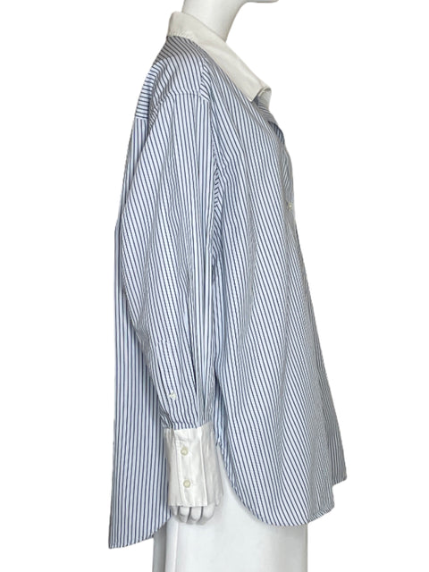 Camisa GAP Lineas Azul-Talla L