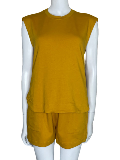 Set Fabiola Navas Top+Short Amarillo-Talla U