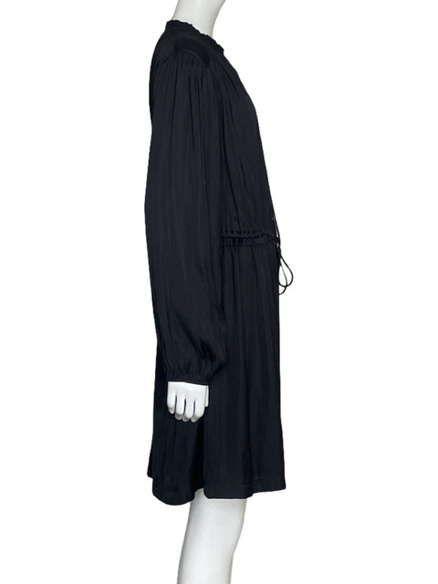 Vestido Claudie Pierlot Satinado Negro-Talla M