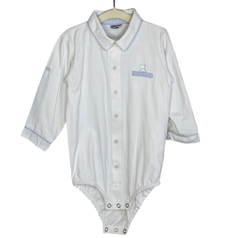 Set Donal Kids Body,Pantalón Blanco-Talla 24m
