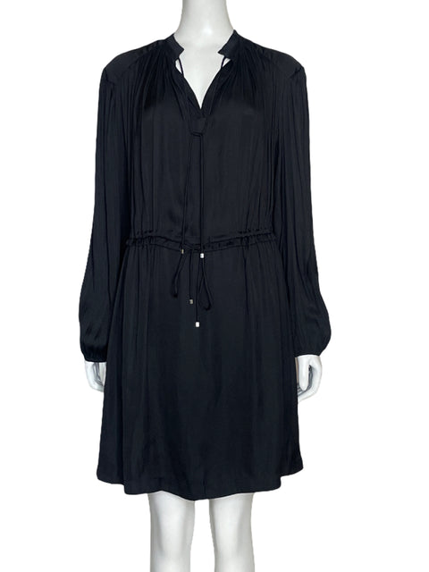 Vestido Claudie Pierlot Satinado Negro-Talla M