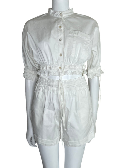 Set Indumentis Camisa+Short Blanco-Talla M