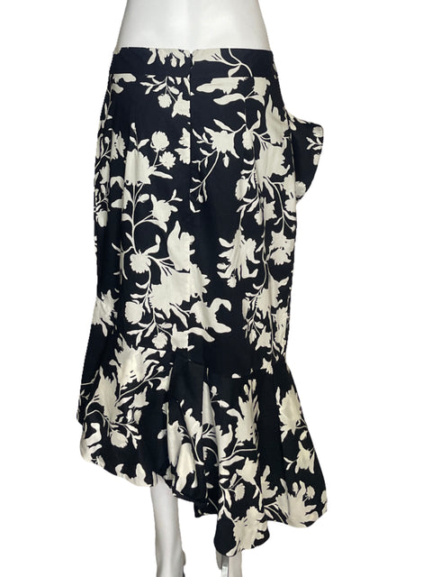 Falda H&M by Johanna Ortiz Vuelos Negro-Talla 8