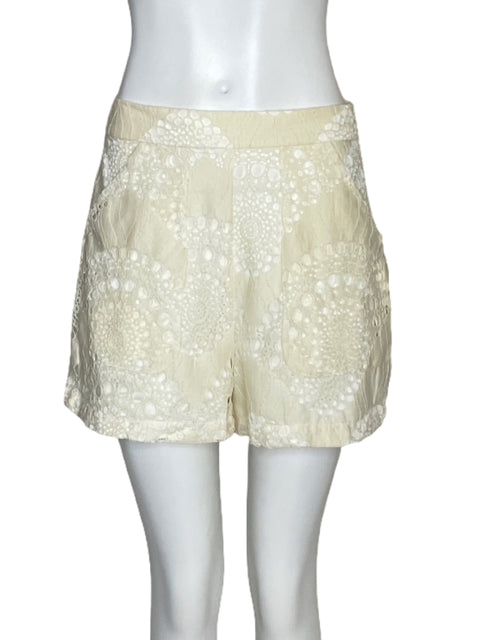 Short Boamar Encaje Beige-Talla S
