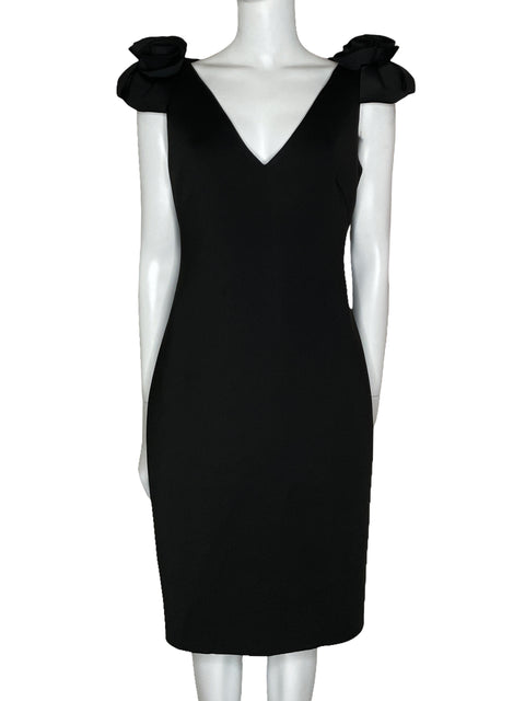 Vestido Eliza J Midi Sin Mangas Negro-Talla 12