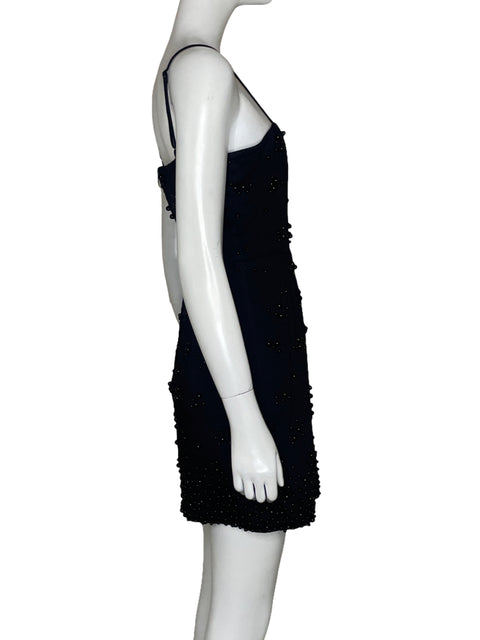 Vestido Tesoro TPS Abalorios Negro-Talla S