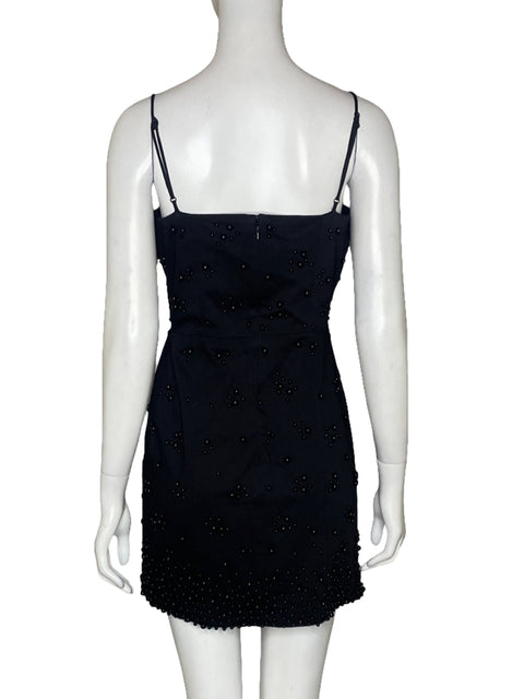 Vestido Tesoro TPS Abalorios Negro-Talla S
