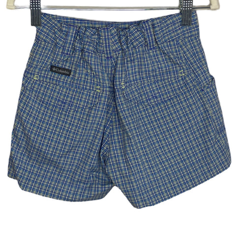 Short Columbia Cuadros Azul-Talla S