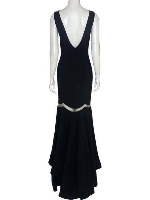 Vestido Mikael Aghal Fluido Negro - Talla 4