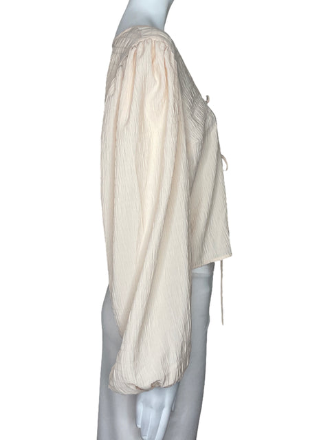 Blusa Levi's Mangas Lazo Rosado-Talla L