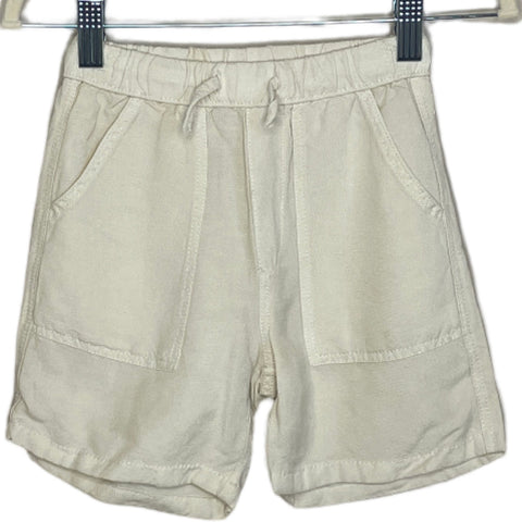 Short Zara Bolsilos Beige-Talla 3