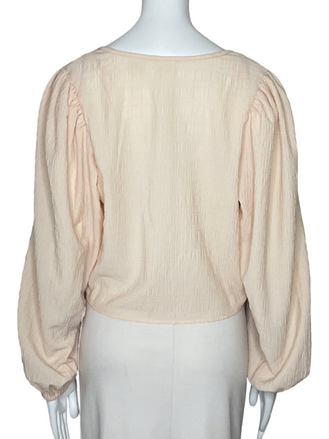 Blusa Levi's Mangas Lazo Rosado-Talla L