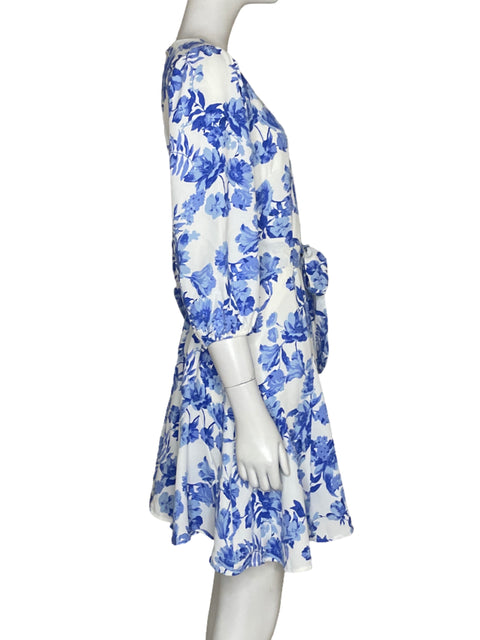 Vestido Sugar Lips Flores Azul - Talla S