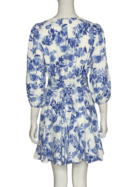 Vestido Sugar Lips Flores Azul - Talla S