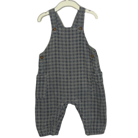 Mono Zara Cuadros Marròn-Talla 6M