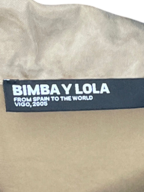 Vestido Bimba Y Lola Cargo Mangas Corta Marron-Talla S