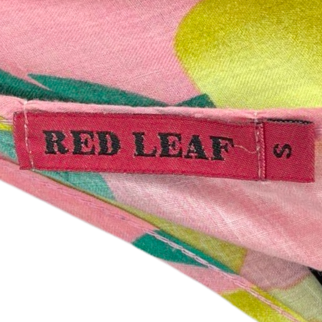 Blusa Red Leaf Estampado Rosado Limones-Talla S