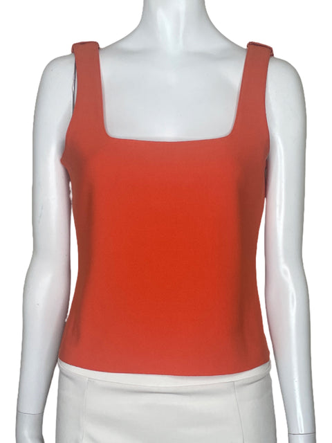 Blusa Zara Tiras Cuello Cuadrado Narajando-Talla S