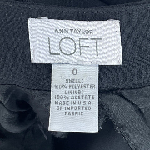 Pantalón Loft Recto Negro - Talla 0