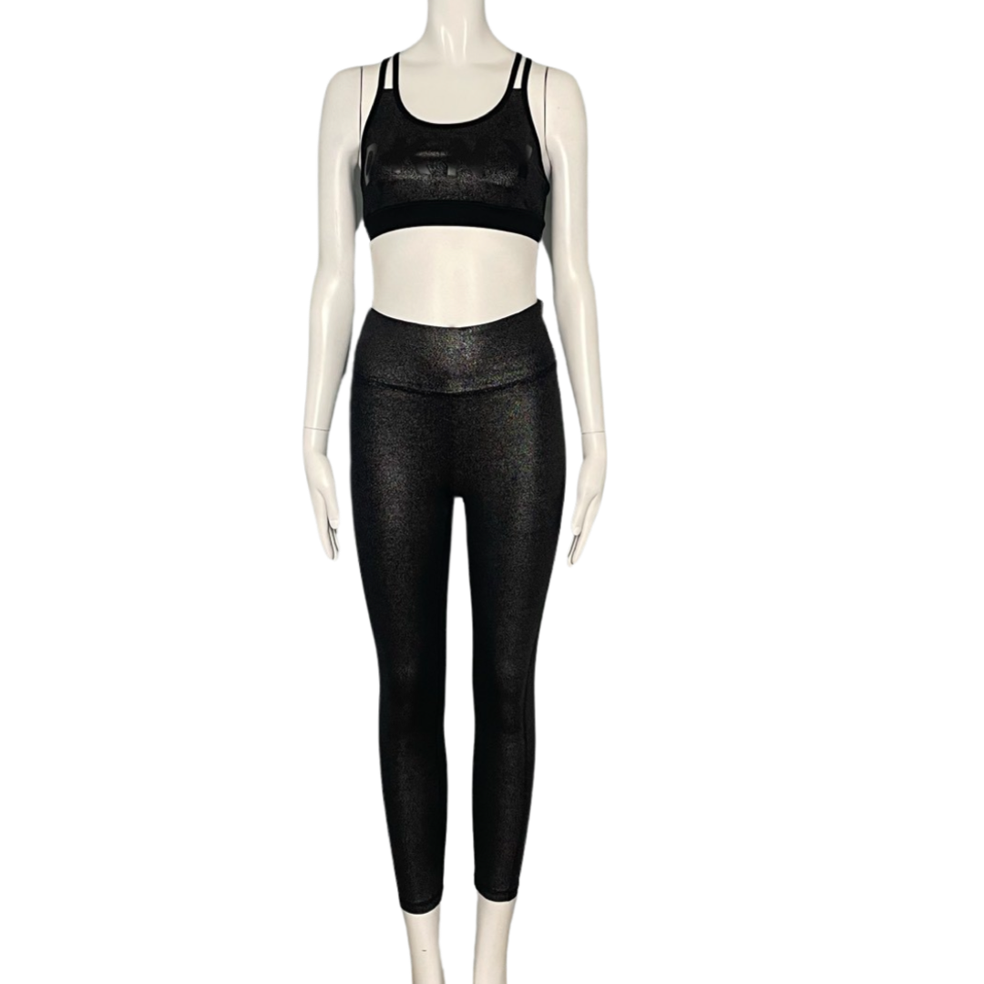 Set DKNY Sport Plateado Negro-Talla XS