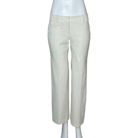 Pantalón Ann Taylor Petite Recto Beige - Talla 0