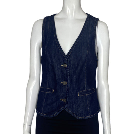 Chaleco Tesoro TPS Jeans Azul-Talla XS