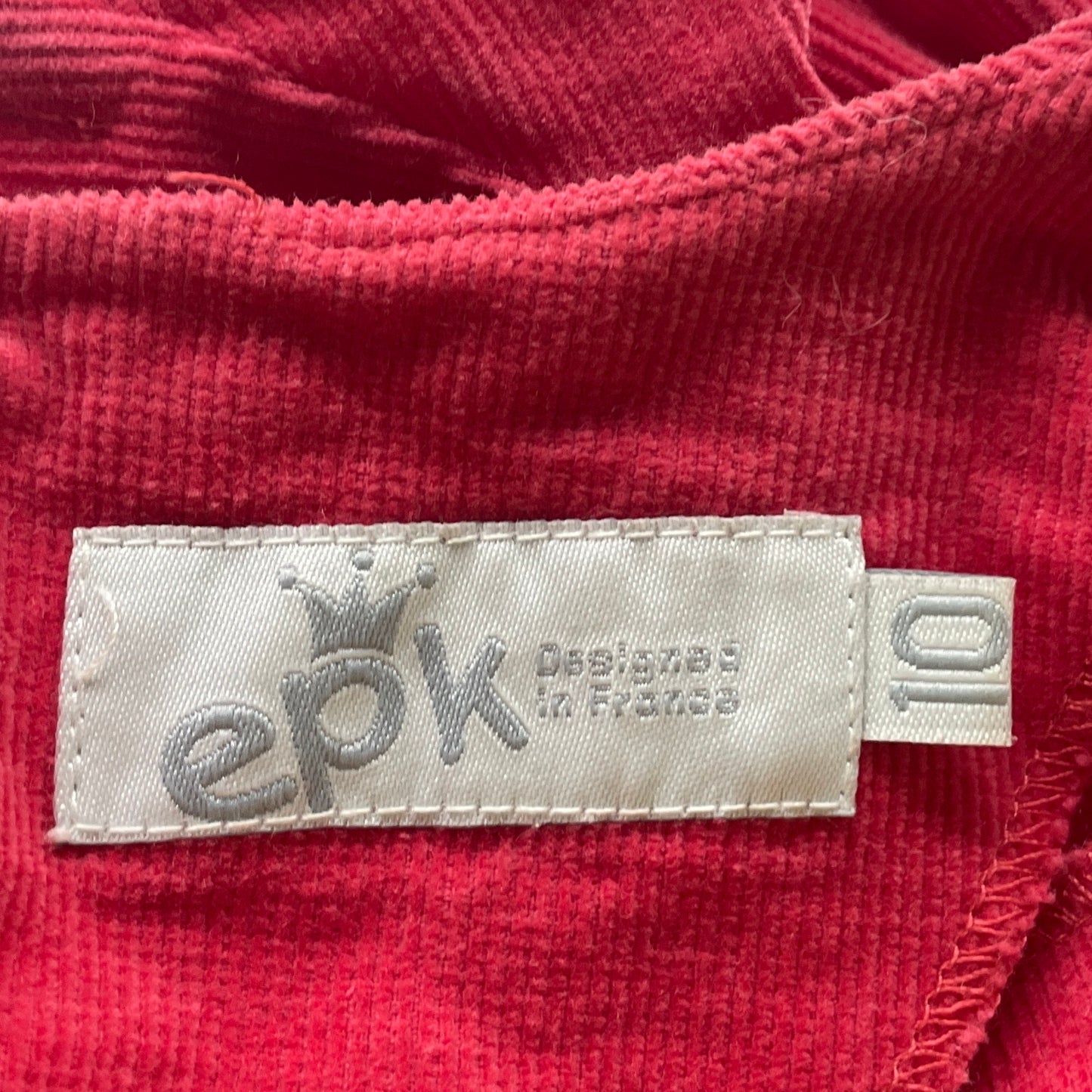 Vestido EPK Lazo Rojo-Talla 10