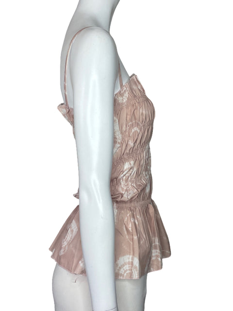 Blusa Pretty Little Things Fruncido Tiras Rosado-Talla S