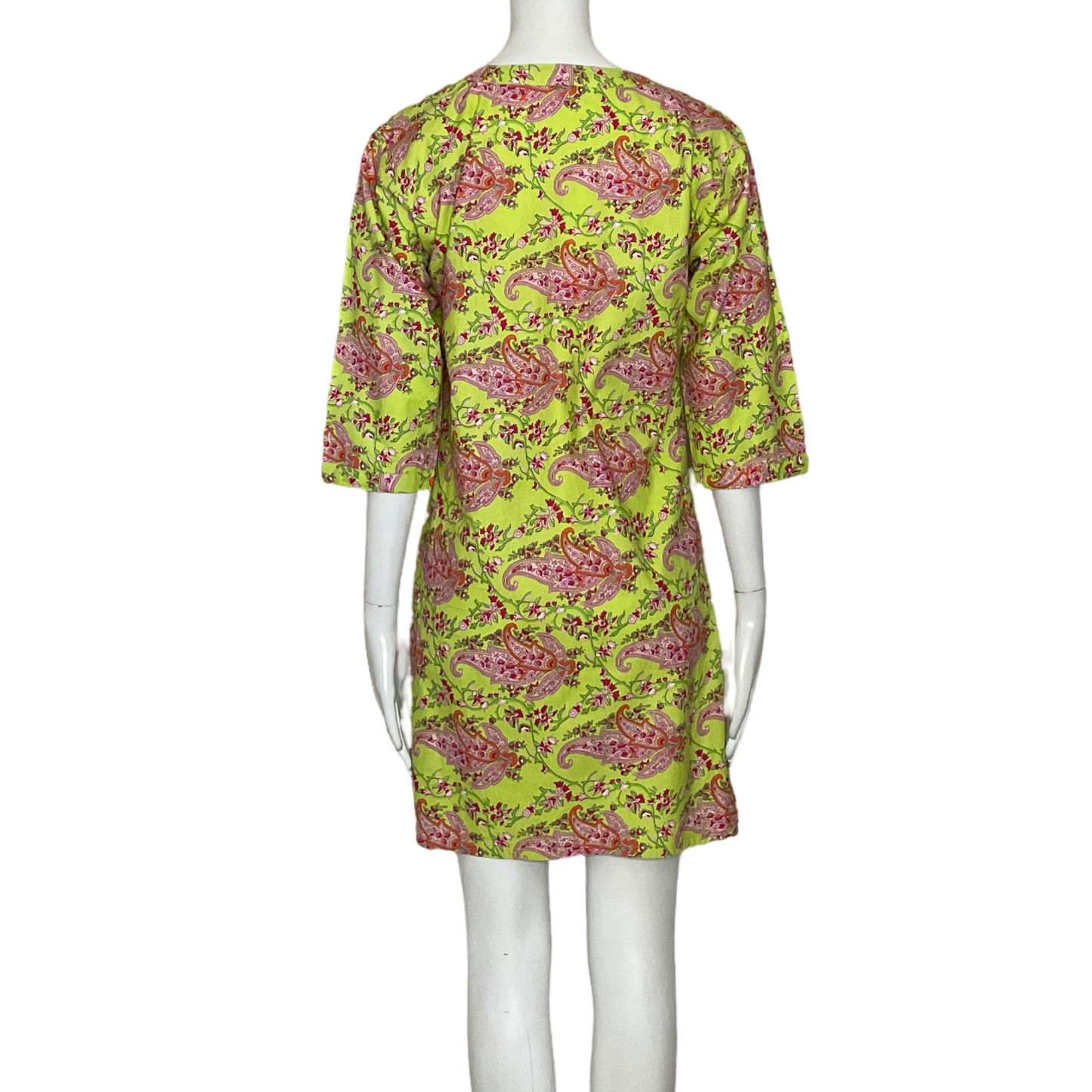 Vestido Kerala Estampado Verde-Talla S