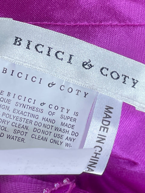 Vestido Bicici & Coty Pedreria Fucsia - Talla L