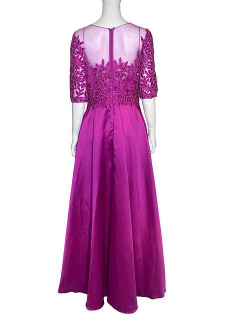 Vestido Bicici & Coty Pedreria Fucsia - Talla L