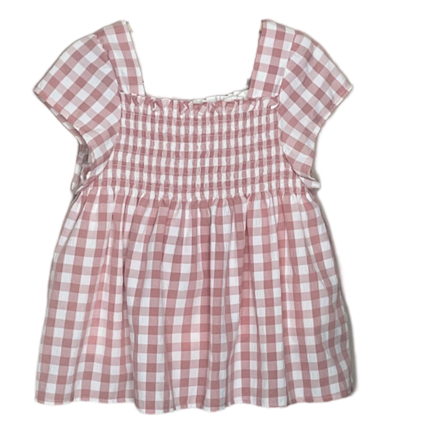 Set Coco Acqua Short+Blusa Cuadros 
Blanco-Talla 10