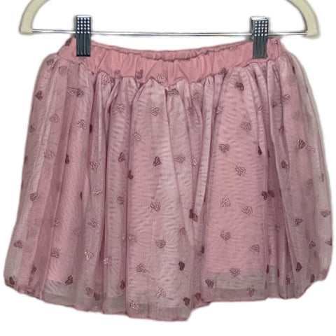 Set Mayoral Falda Blusa Corazon Rosado-Talla 6