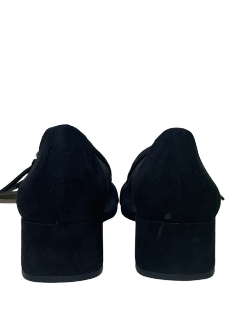 Calzado Zara Mary Jane Tacon Negro-Talla 39