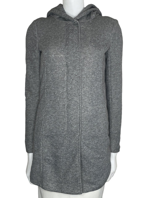 Gabardina Only Doble Cierre Gris-Talla XS