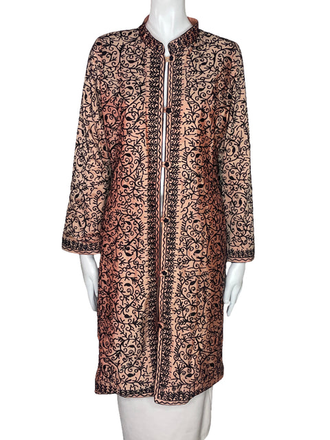 Chaqueta Tesoro Tps Cachemira Bordado Naranja-Talla S