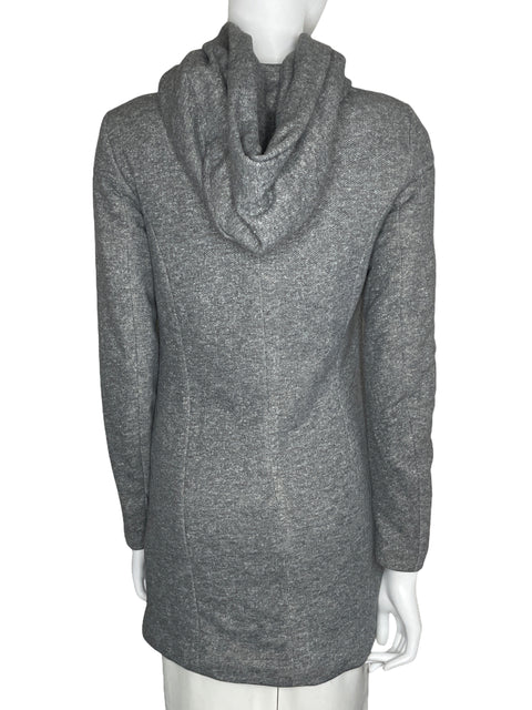 Gabardina Only Doble Cierre Gris-Talla XS