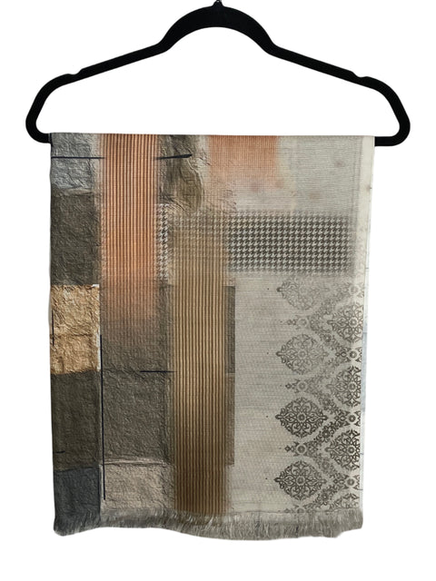 Pashmina Luis Marin Estampada Beige-Talla U