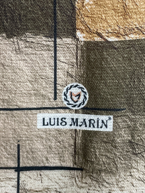 Pashmina Luis Marin Estampada Beige-Talla U