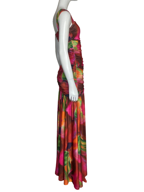 Vestido Luxxel Estampado Naranja - Talla M