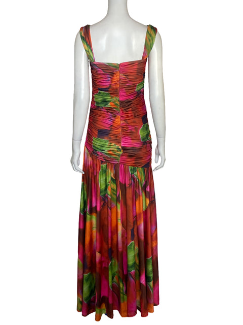 Vestido Luxxel Estampado Naranja - Talla M