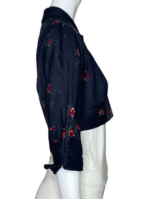 Bolero Kobi Halperin Flores Azul-Talla S