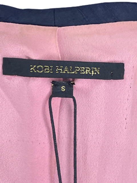 Bolero Kobi Halperin Flores Azul-Talla S