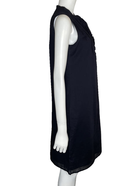 Vestido Land's End Midi Sin mangas Azul-Talla 4