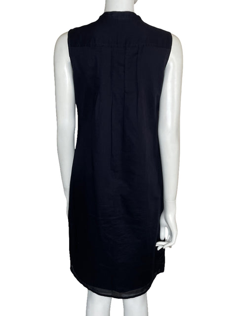 Vestido Land's End Midi Sin mangas Azul-Talla 4