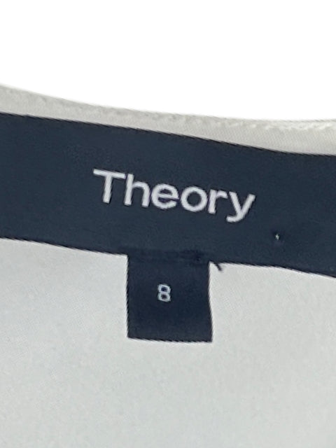 Blusa Theory Nudo Sin Mangas Beige-Talla 8